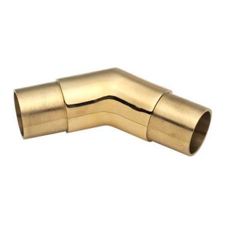 Lavi Industries Lavi Industries, Flush Angle Fitting, 135 Degree, for 2" Tubing, Polished Brass 00-730/2